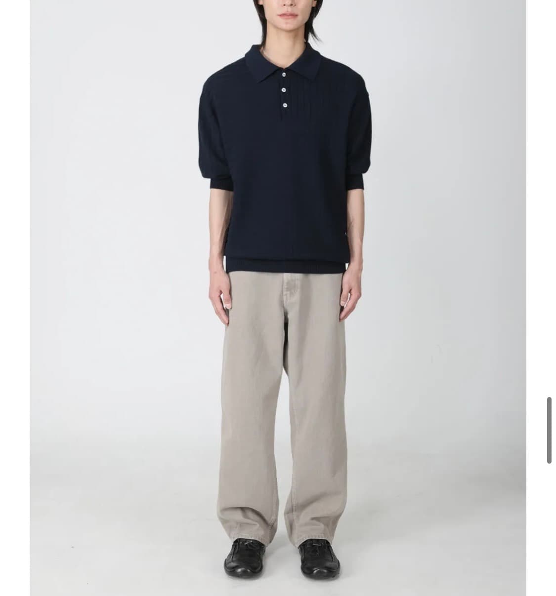 [마티스 더 큐레이터]카리 하프 니트_네이비(3) 상품이미지3