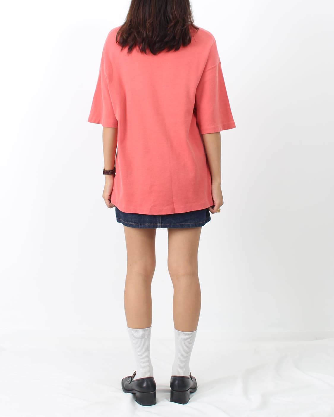 버버리 핑크 오버핏 티셔츠 상품이미지10