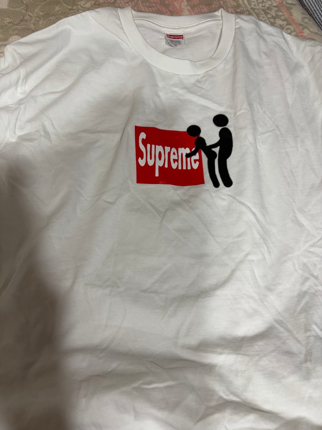 슈프림 스틱 티셔츠 화이트 - 25FW 상품이미지2
