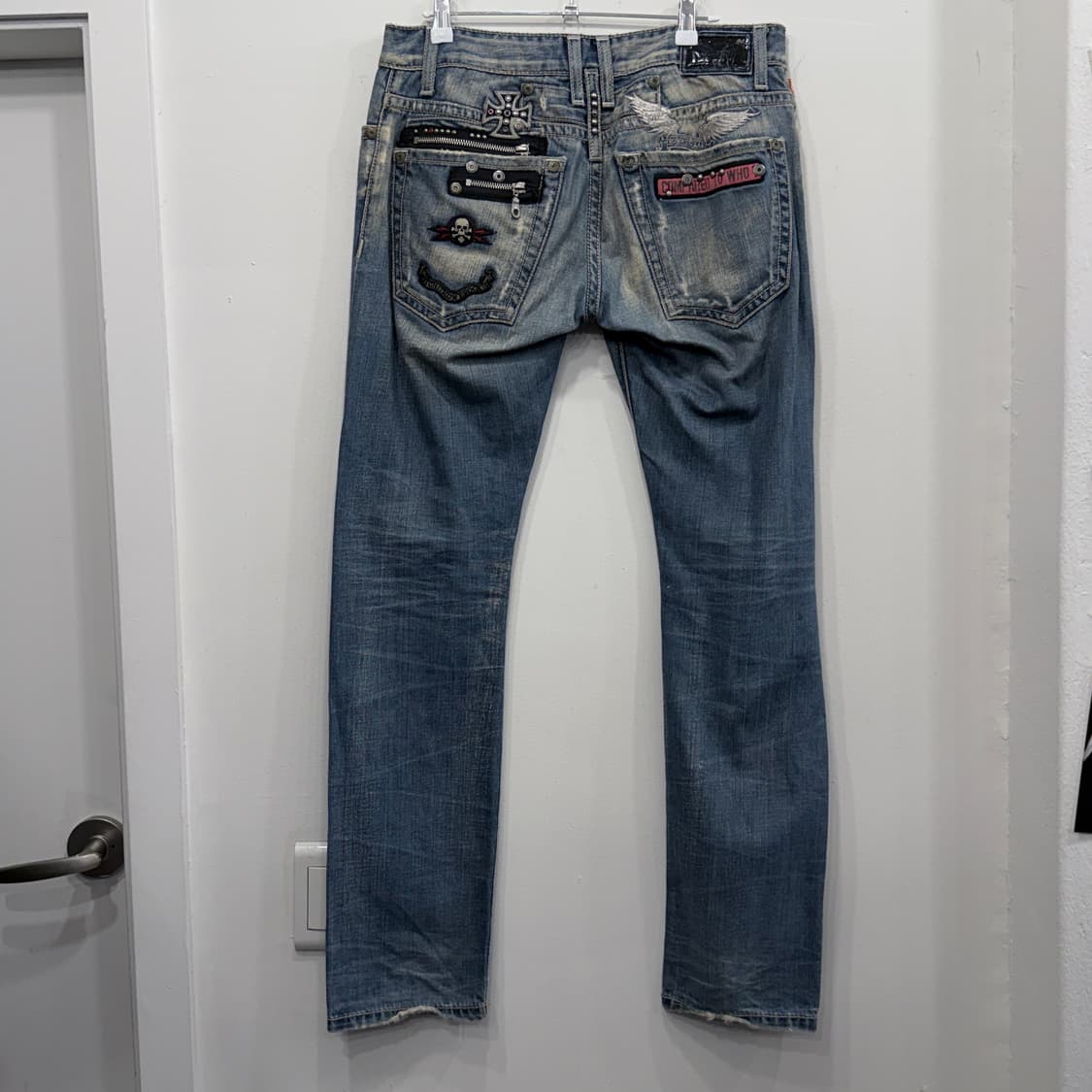 로빈스진 슬림핏 바이커  상품이미지3