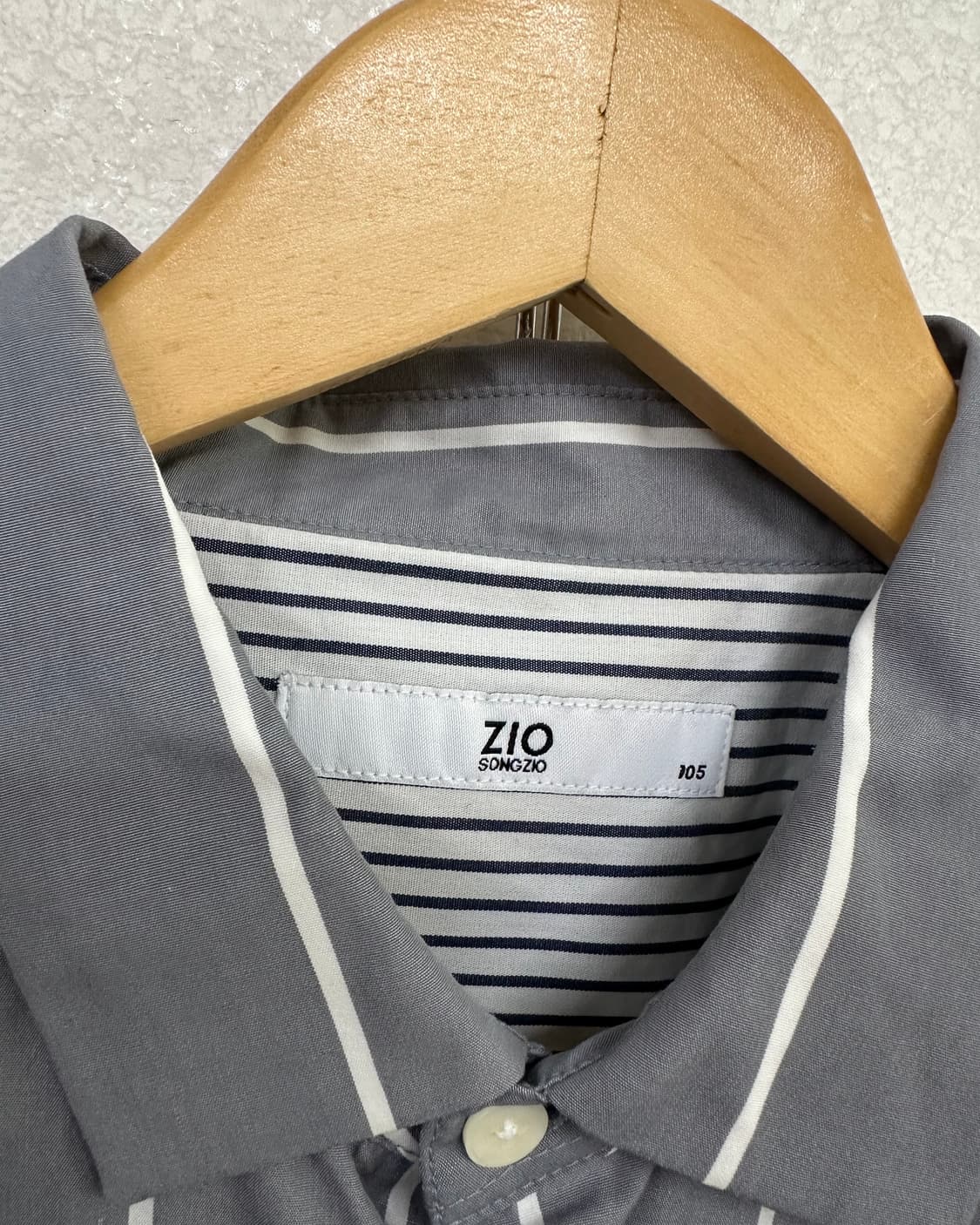 (105)ZIO SONGZIO 스트라이프 셔츠-M2262 상품이미지4