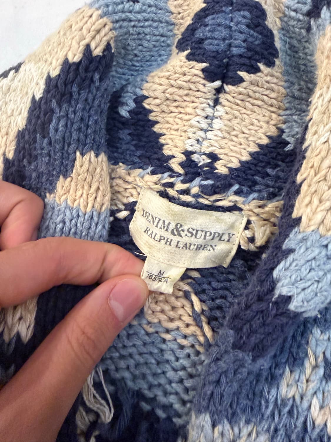 폴로 데님앤서플라이 나바호 아즈텍 코위찬 가디건 상품이미지3