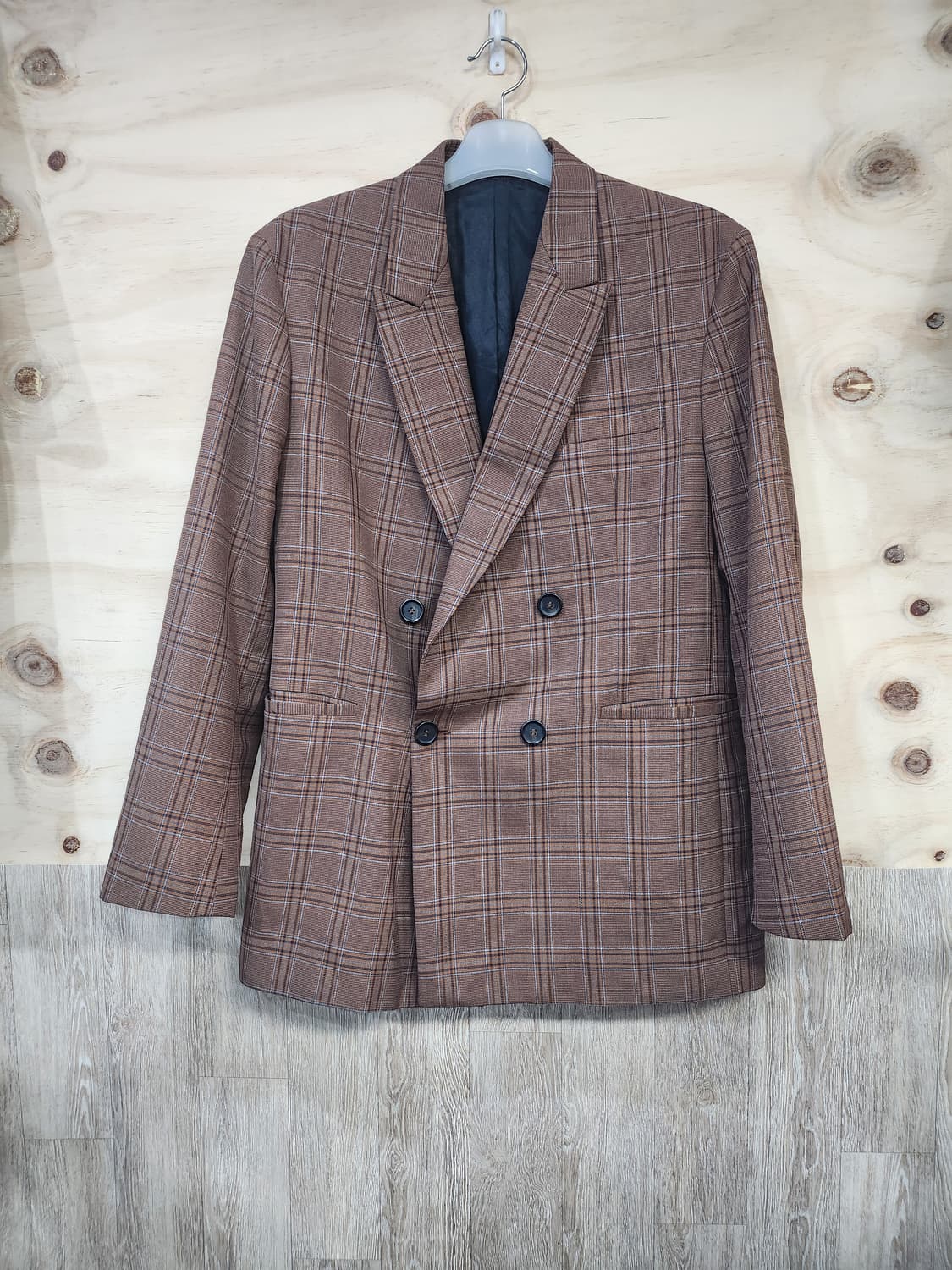 479) 자라 ZARA 남성 체크 춘추 자켓 상품이미지1