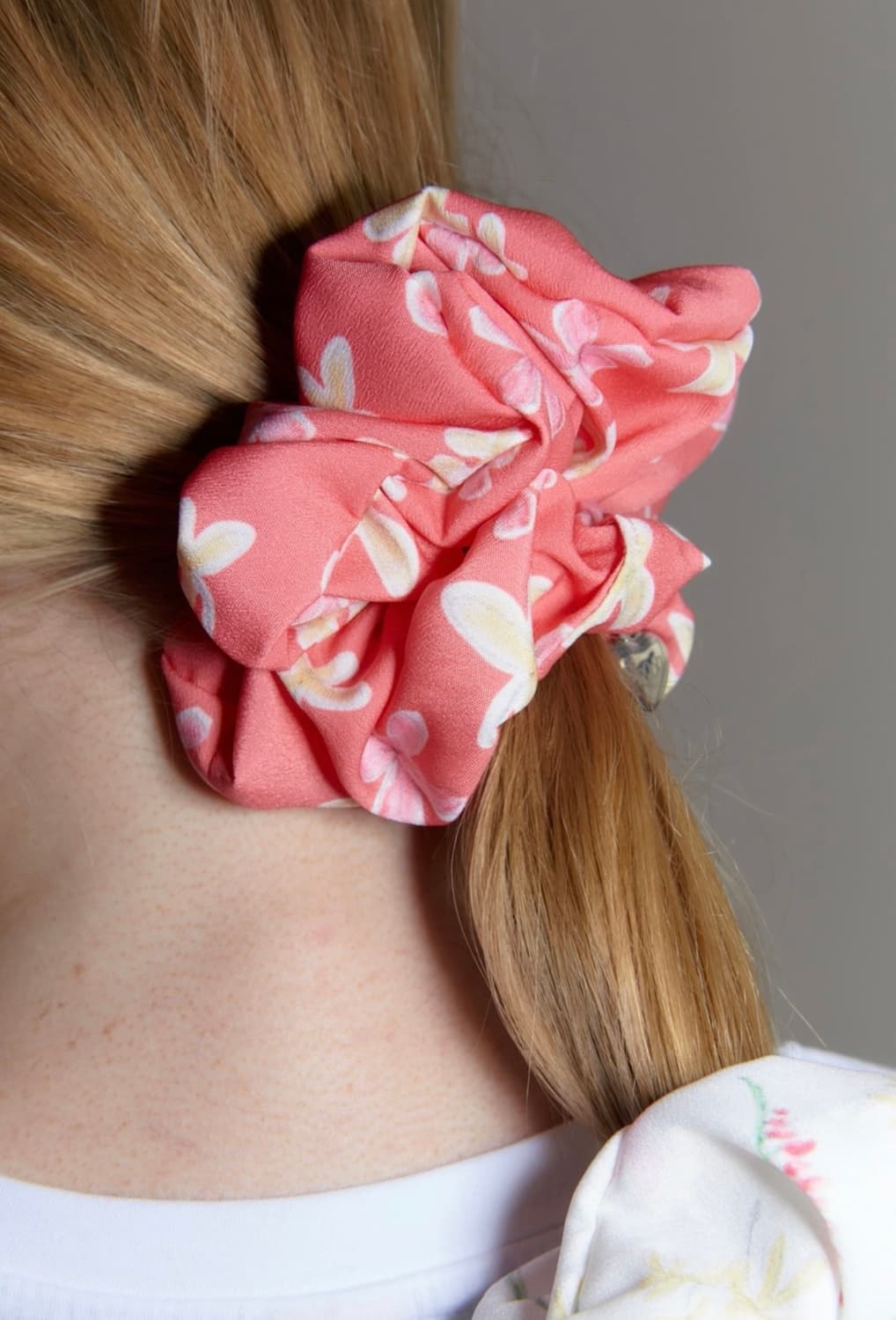 시눈 패턴 스크런치 + 오간자 파우치 상품이미지4