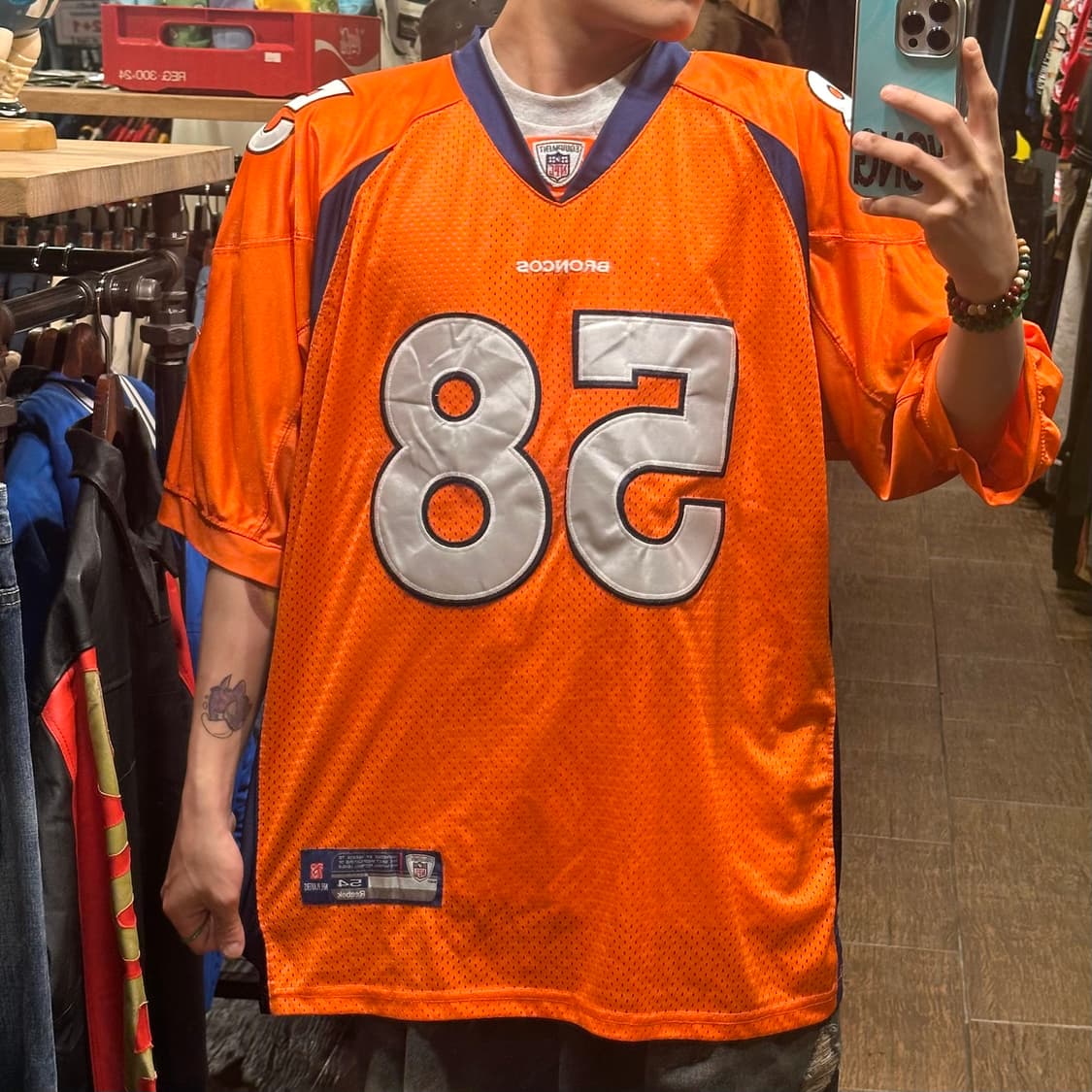 [HI] NFL 리복 반팔져지 오렌지 상품이미지1