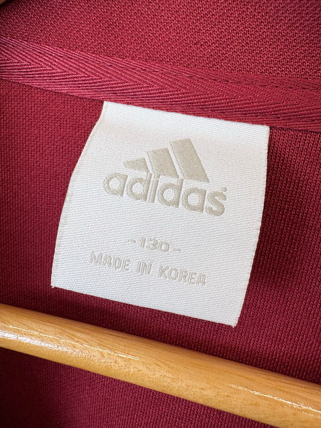 아디다스 빈티지 버건디 기본 트랙탑 져지 상품이미지6