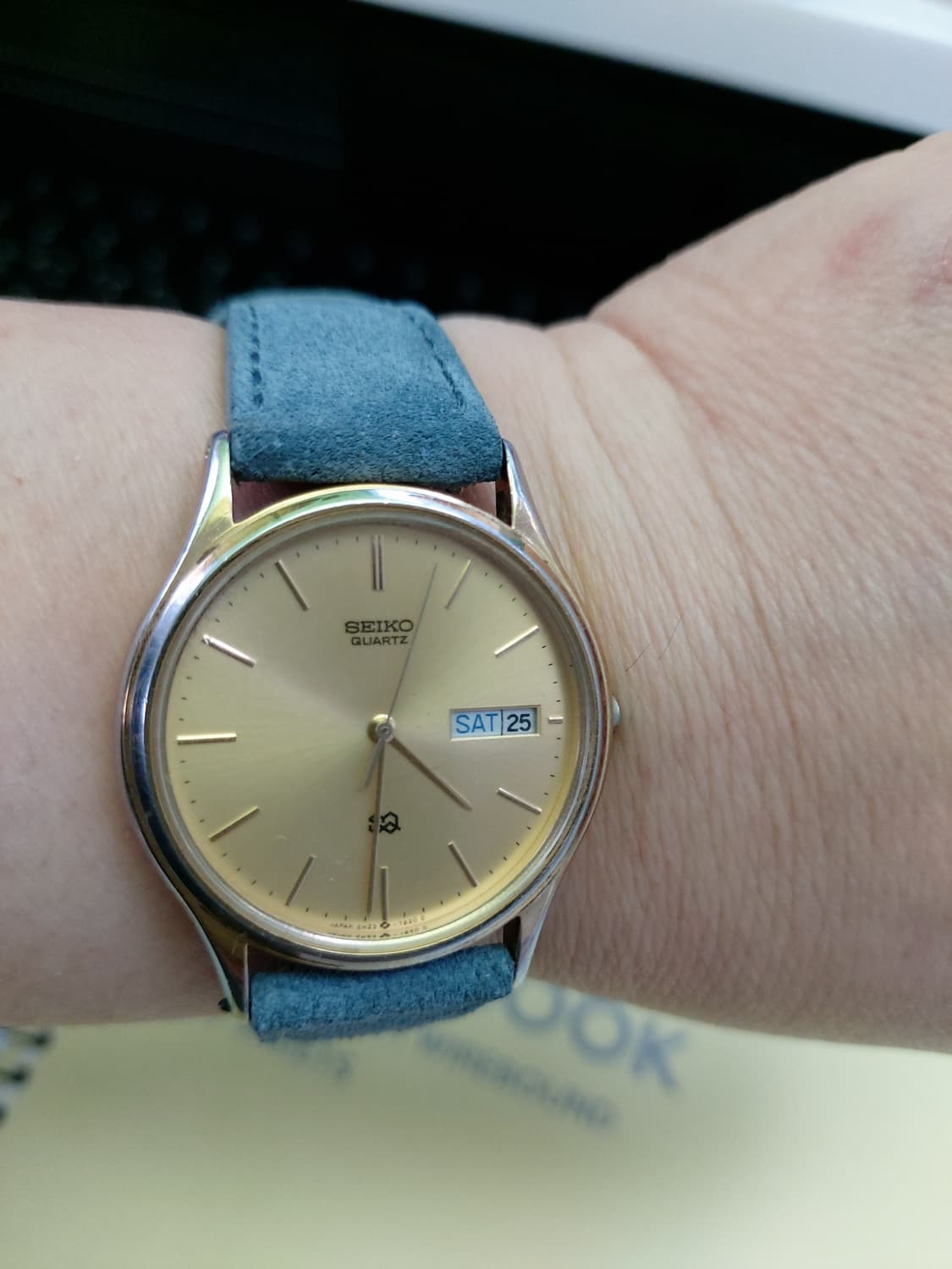 세이코 SQ 골드 데이데이트 남성 시계 상품이미지4