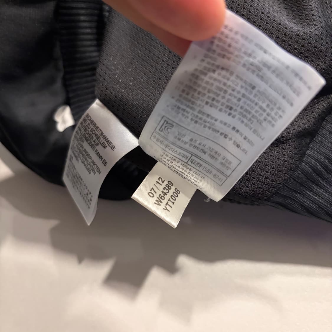 [85] 아디다스 블랙 하트 도트 삼선 트랙탑 져지 집업 D114 상품이미지9