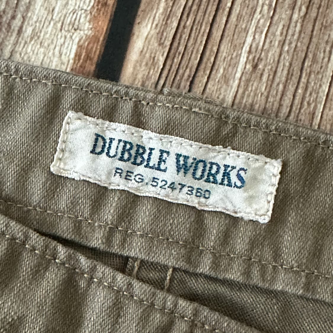 더블웍스 퍼티그 팬츠 베이지 색상 ww24002 32사이즈 상품이미지6