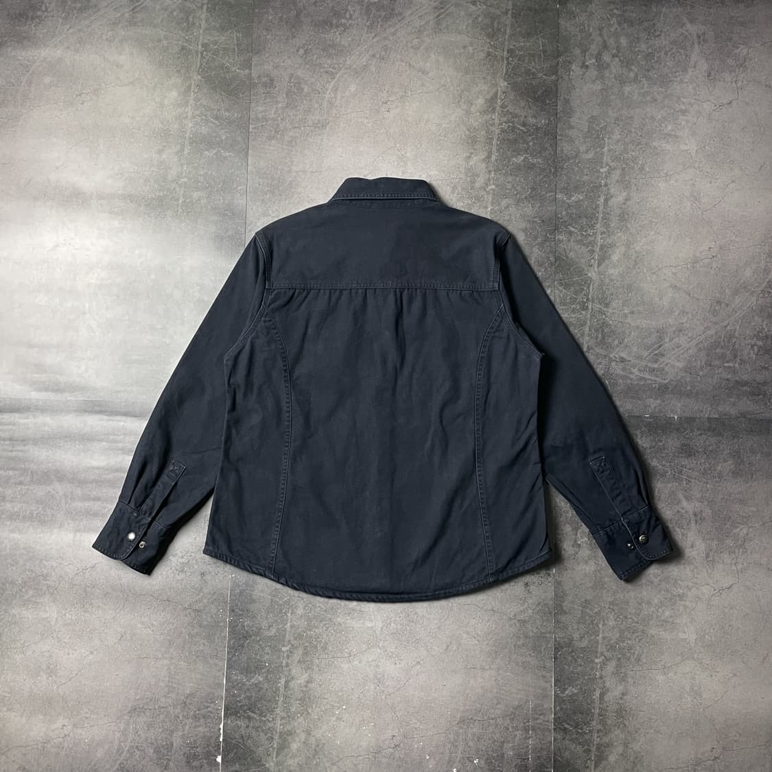 CARHARTT 칼하트 빈티지 네이비 스냅버튼 셔츠 워크자켓 A00861 상품이미지6