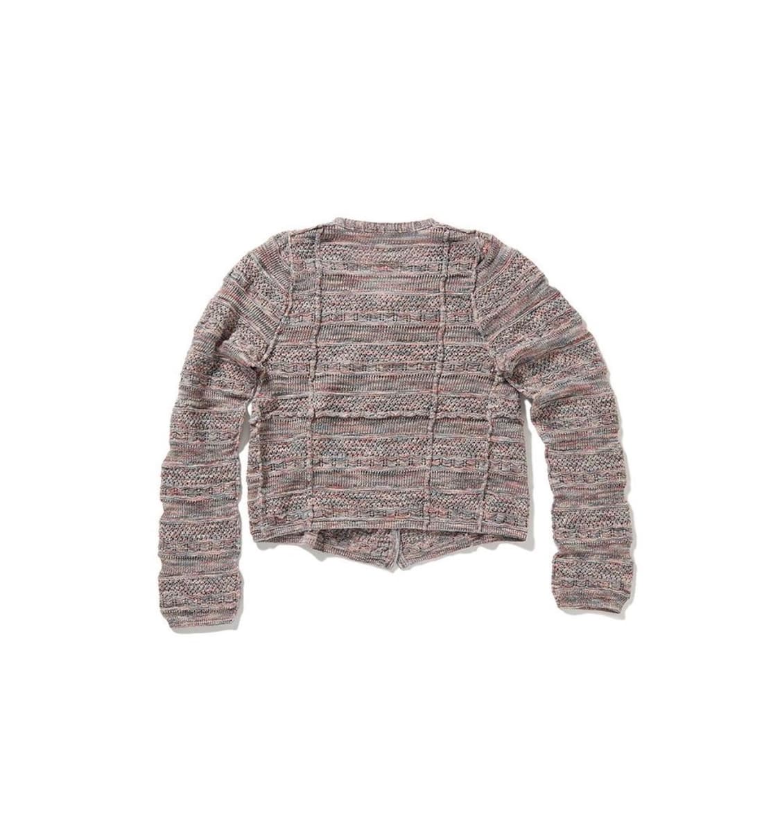 Perverze 핀치드 심 가디건 상품이미지3