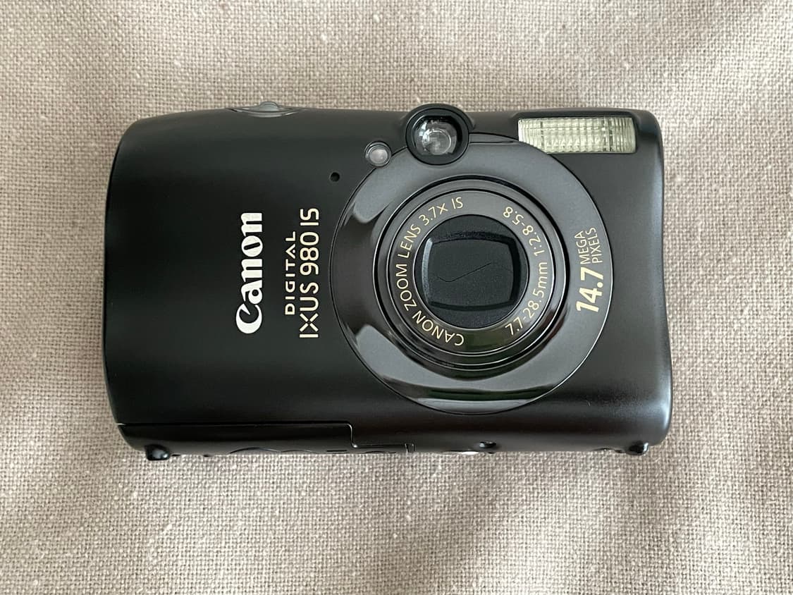 빈티지 카메라 캐논 익서스 Canon IXUS 980 IS 블랙 상품이미지1