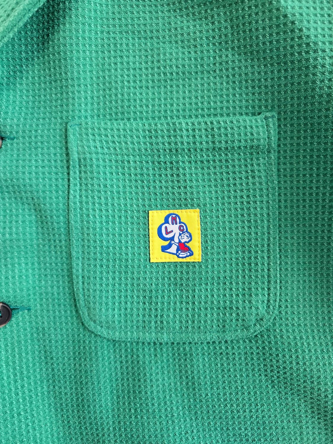 LMC 와플 라운드 ROUND COLLAR SHIRT 그린 2 상품이미지3