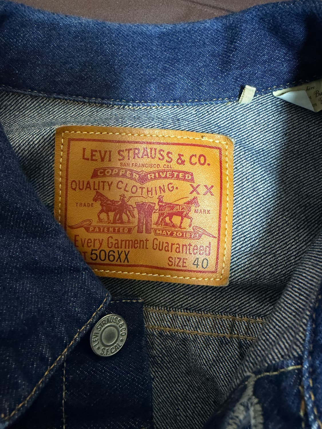 리바이스 LVC 1936 타입1 40 상품이미지3