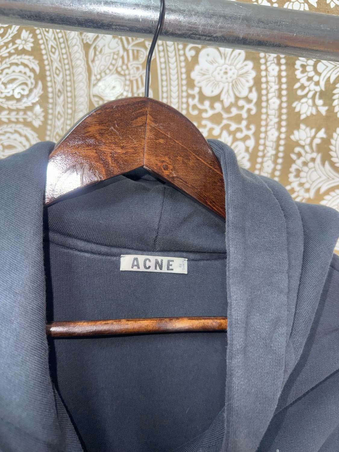 ACNE 아크네 사이드지퍼 블랙 후드티  상품이미지4