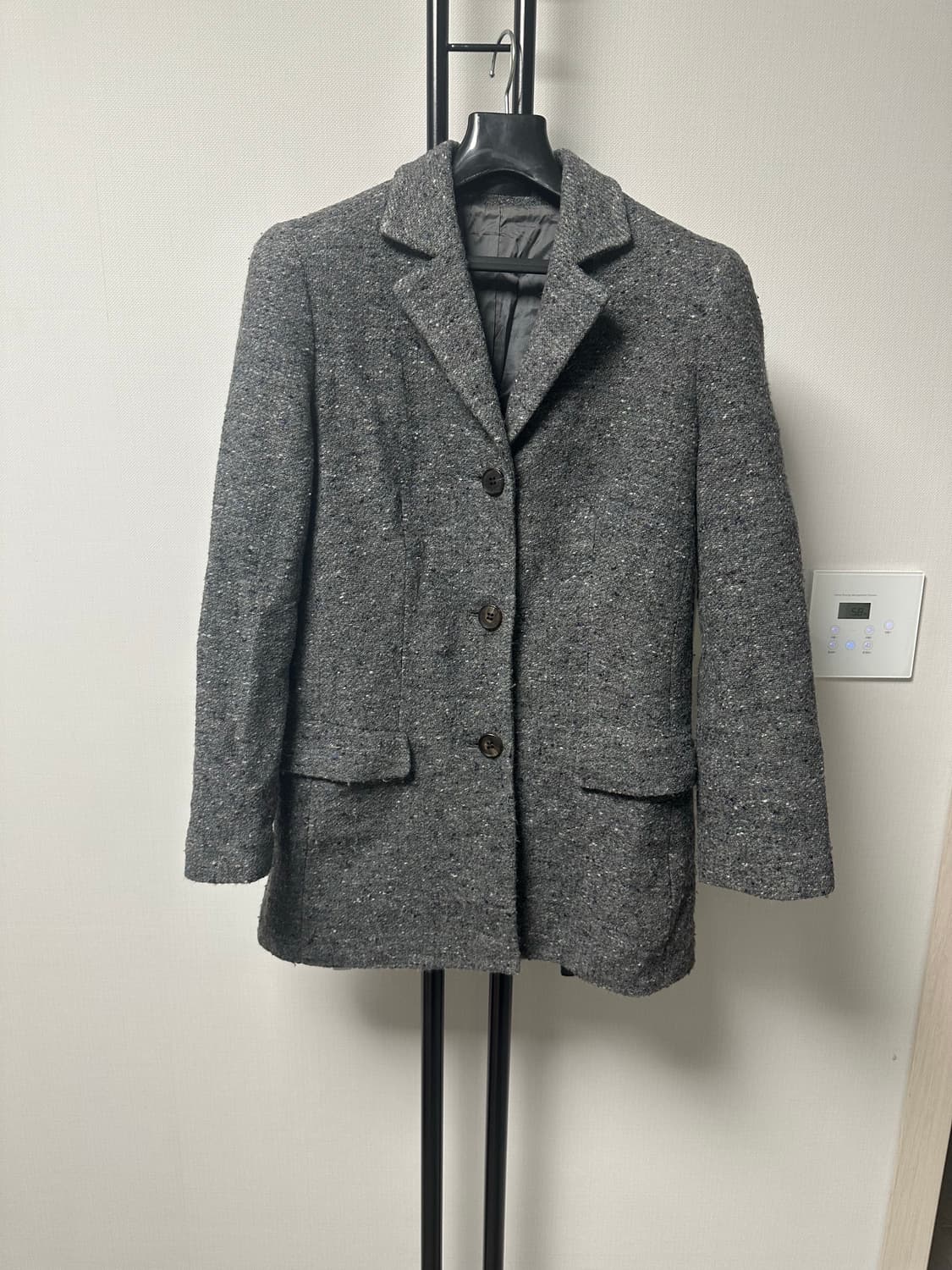 버버리  정품   모+캐시미어  자켓-38사이즈 상품이미지3