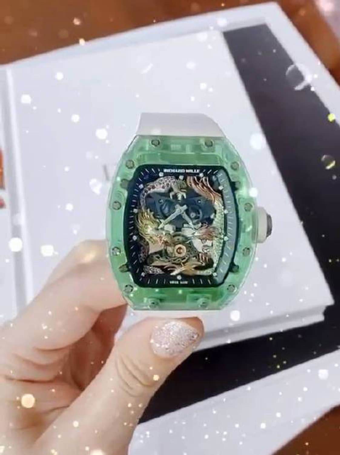 리차드밀 RM57-01 사파이어 크리스탈 용봉 재키찬 성룡 에디션 VVI 상품이미지1