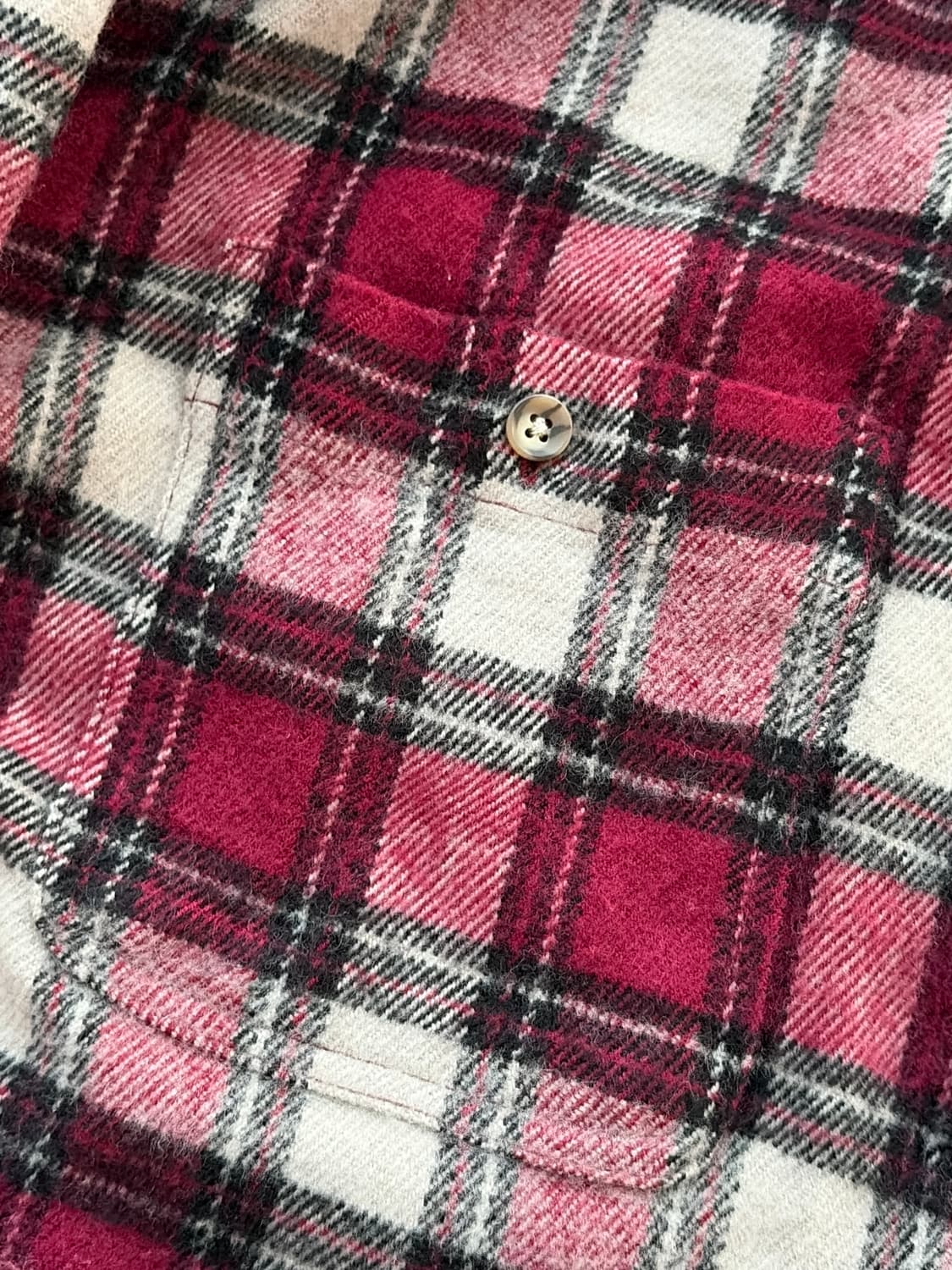 90s 올드 유니클로 플란넬 셔츠 자켓 L (103-105) 상품이미지3