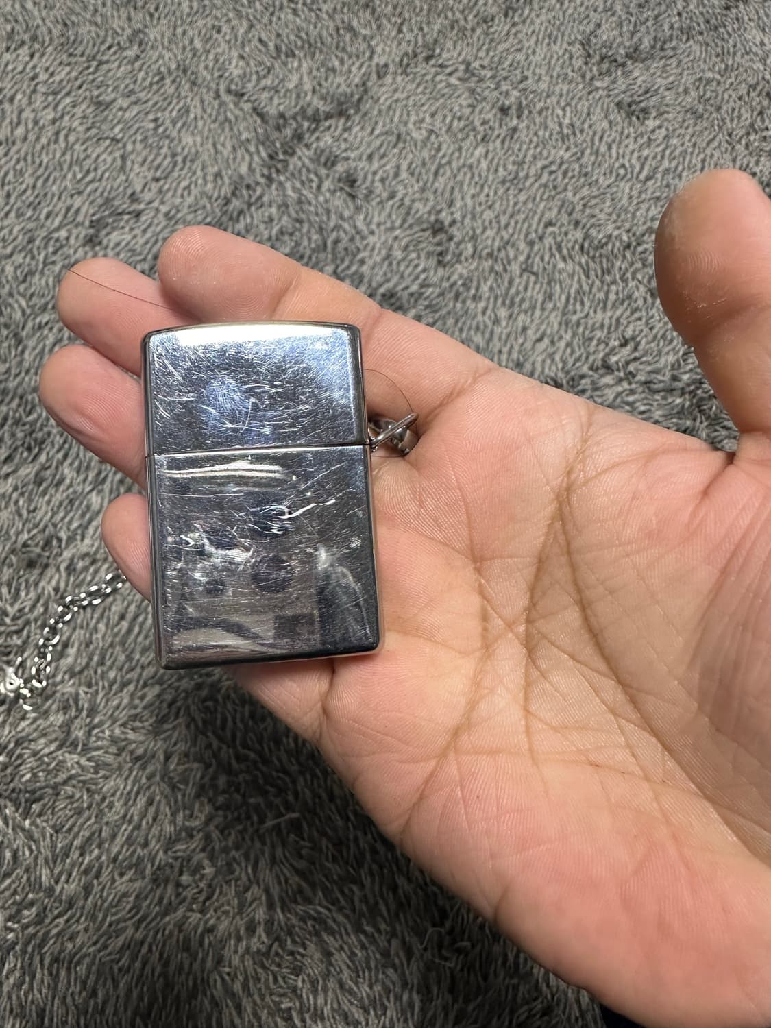 슈프림 체인 지포라이터 상품이미지3