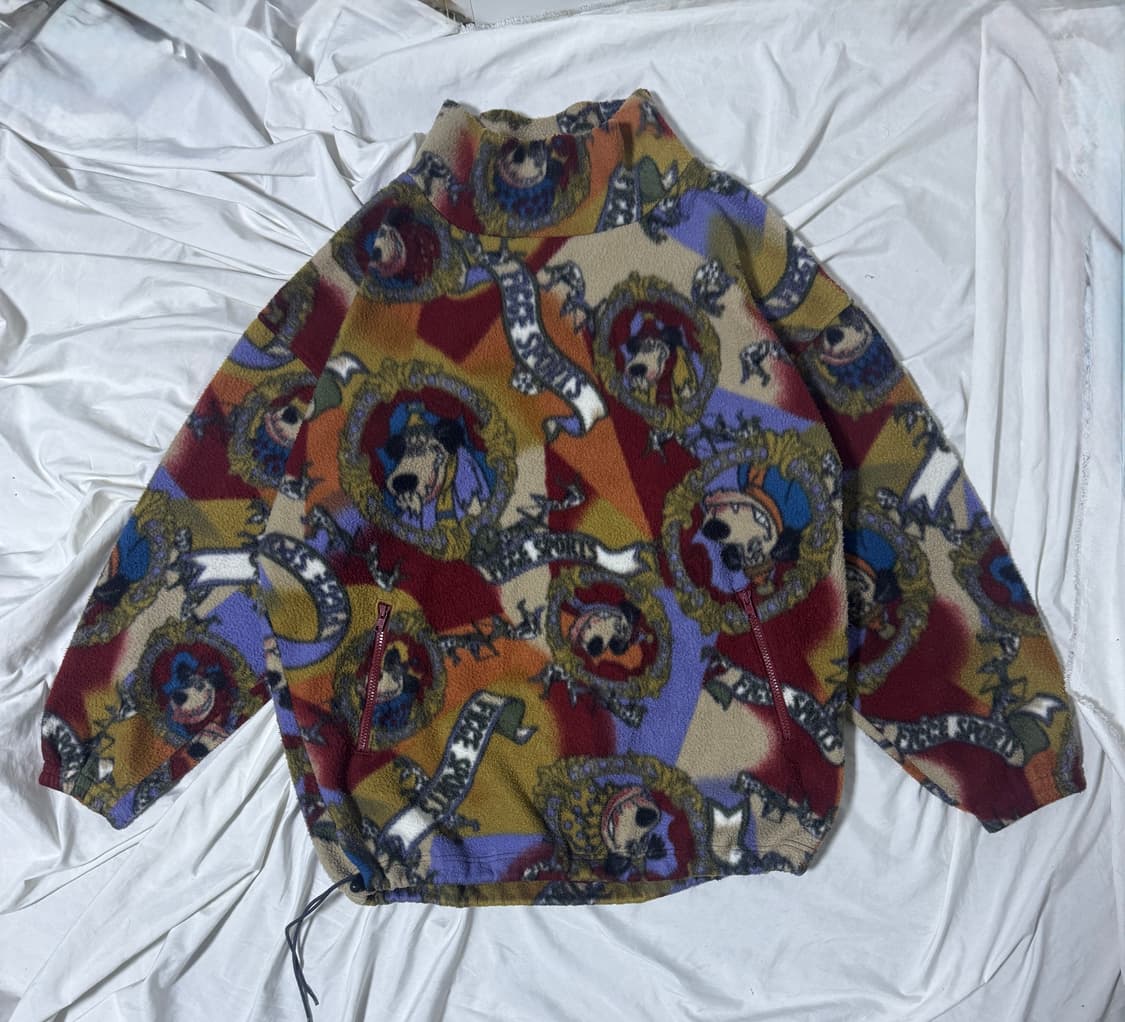 90s ficce 해나 바베라 머틀리 캐릭터 플리스 요시유키코니시 팝아트 상품이미지1