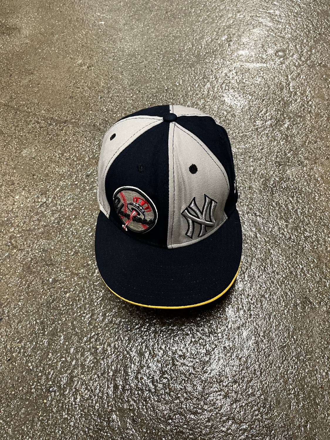 00s MLB 뉴욕양키스 더블 로고 스냅백 상품이미지1