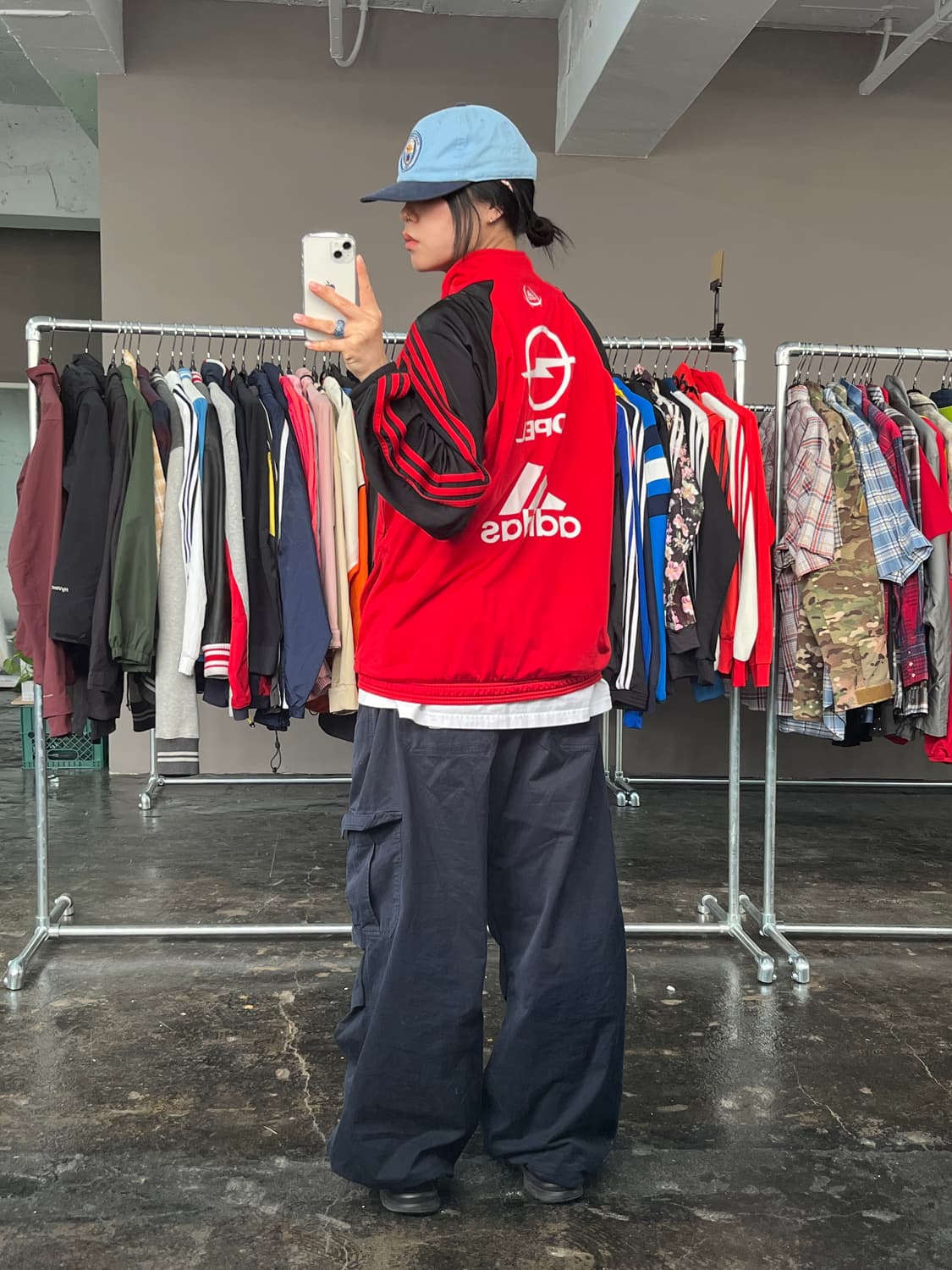 아디다스 AC milan 트렉 집업 져지 상품이미지5