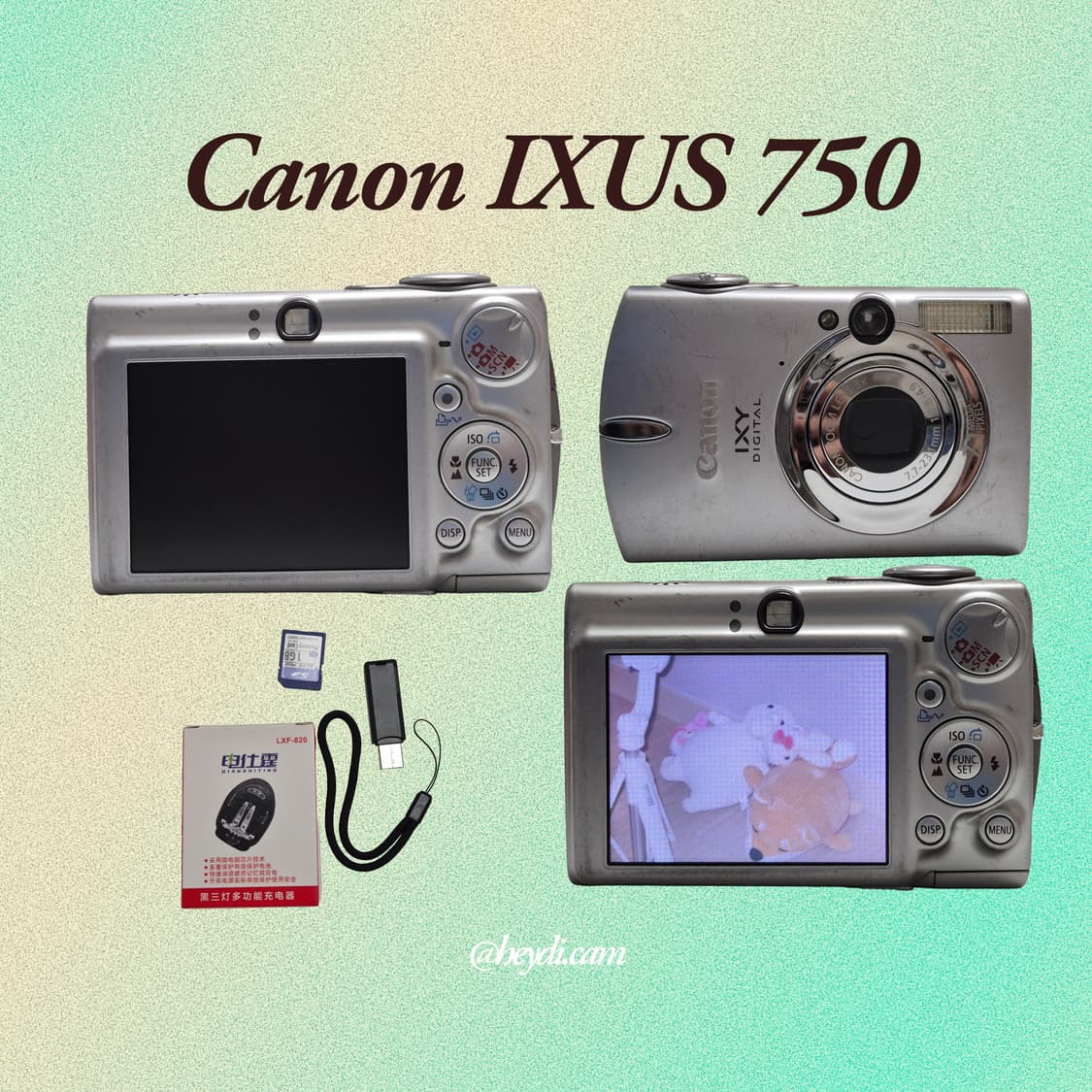 (아일릿 원희) 캐논 ixus750 IXY700 실버 상품이미지2