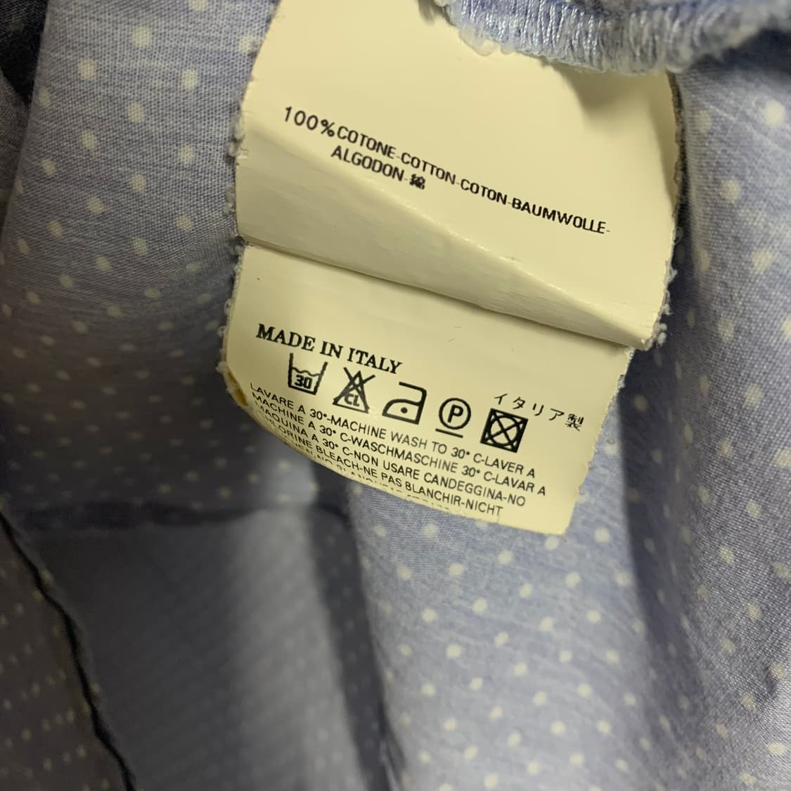 vivienne westwood도트 사선 넥라인 셔츠 상품이미지10