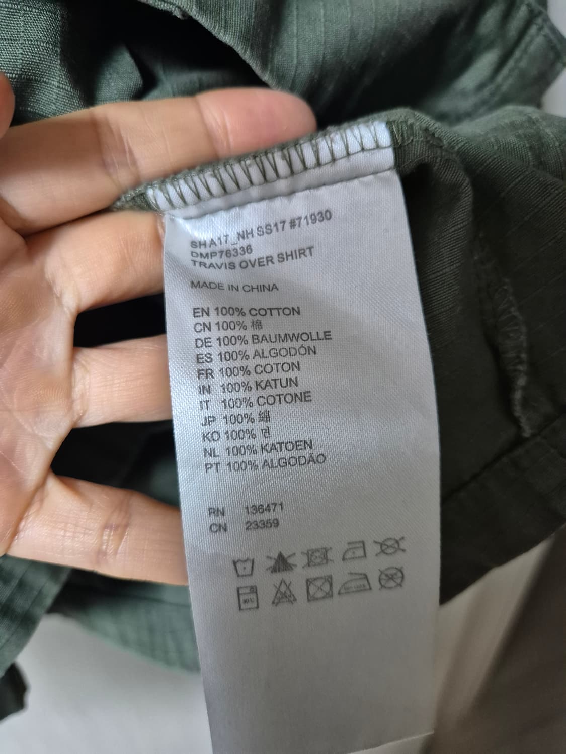 데우스 엑스 마키나 트래비스 립스탑 자켓 M 상품이미지8