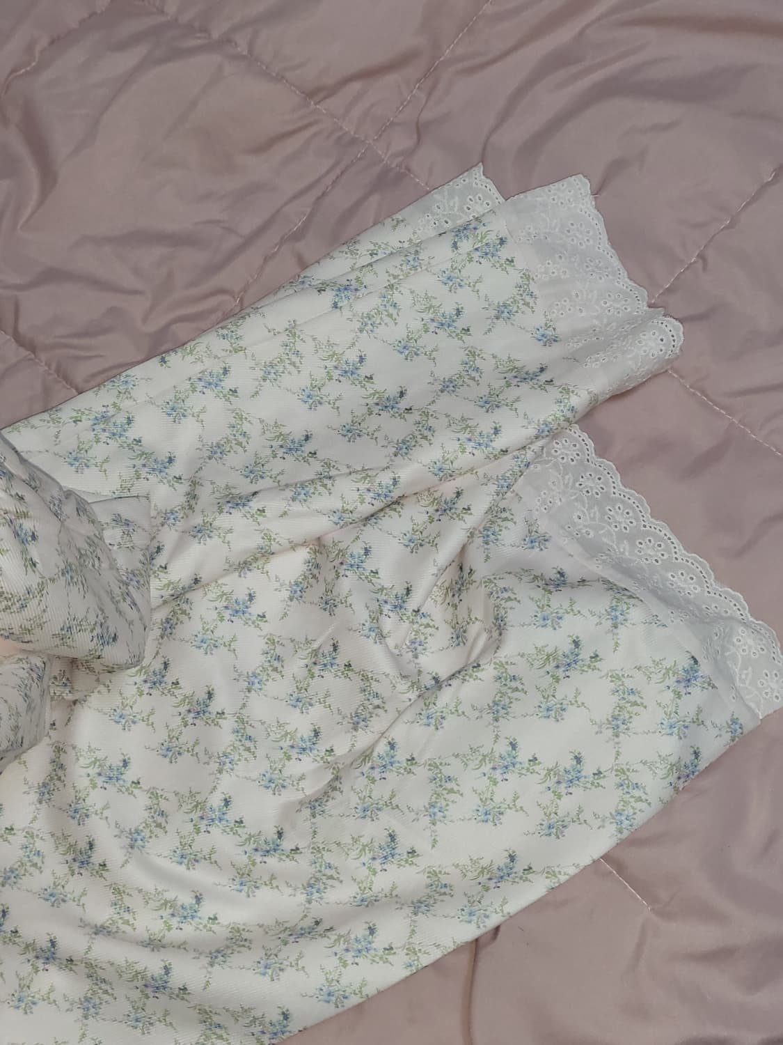 팜므뮤즈 Dalia Lace Floral Slip 원피스 핑크 상품이미지3