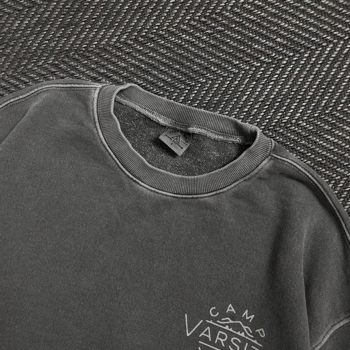 트레블 바시티 빅로고 피그먼트 박시핏 맨투맨y 4595 상품이미지6