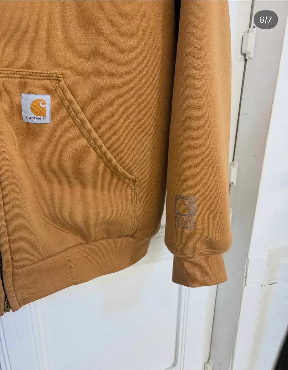 칼하트 레인디펜더 써멀 후드 집업 상품이미지6