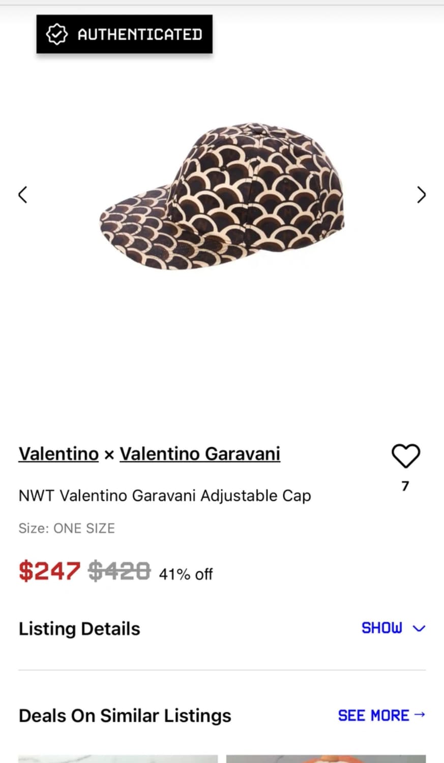 VALENTINO 발렌티노 19ss 컬렉션 볼캡 상품이미지4