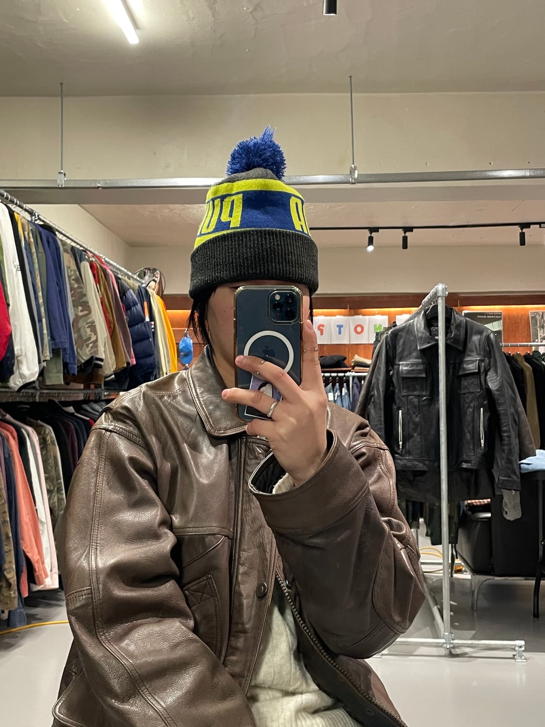 푸마 폼폼 비니 상품이미지2