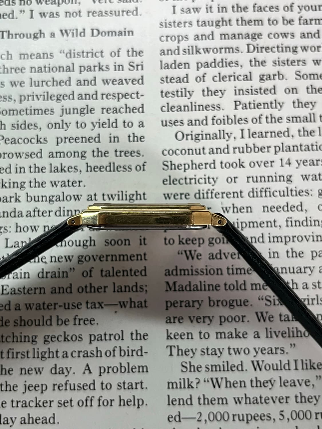 SEIKO 골드 탱크형 드레스 쿼츠 상품이미지4