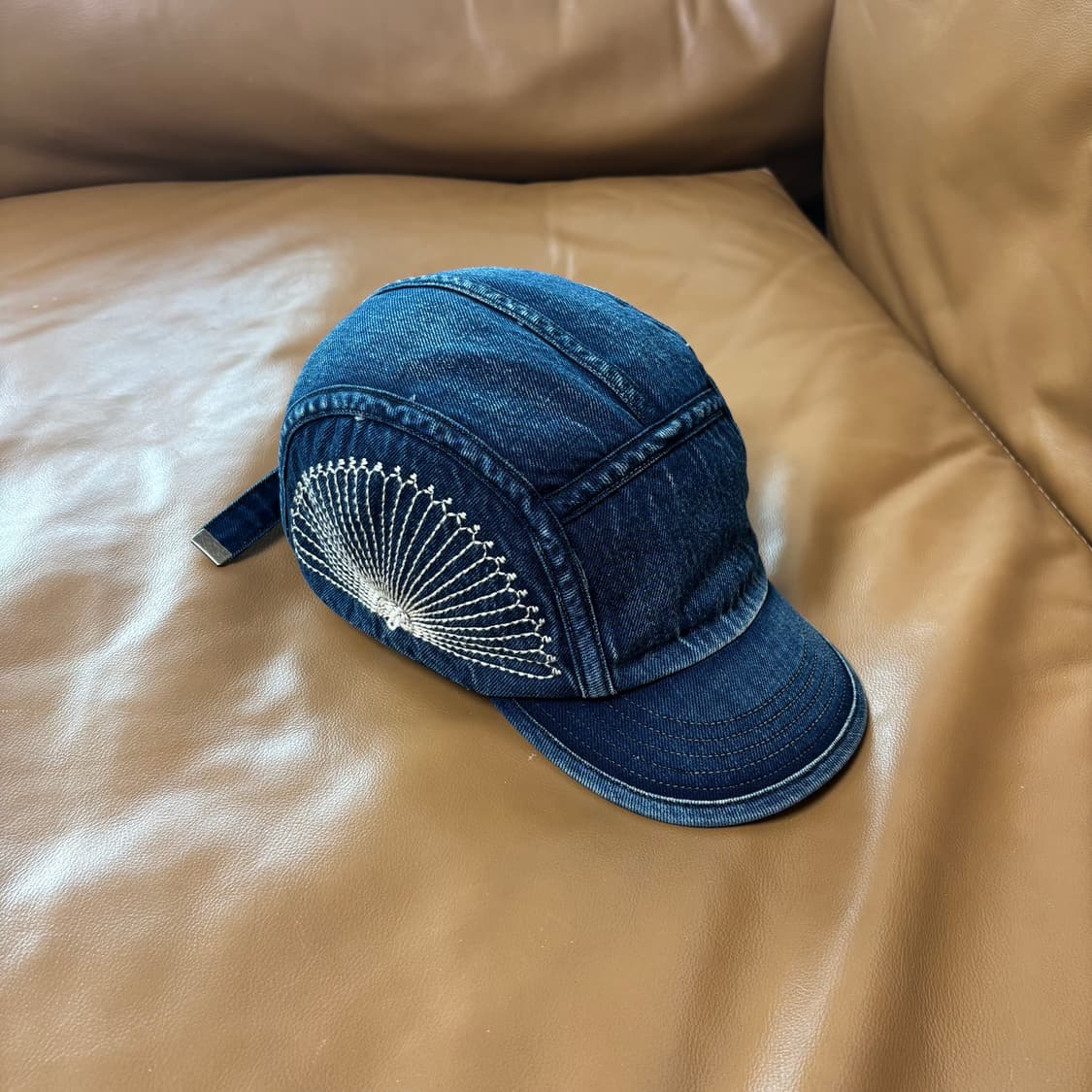 캐피탈 후로시키 사시코 자수 데님 캠프캡 모자 상품이미지1