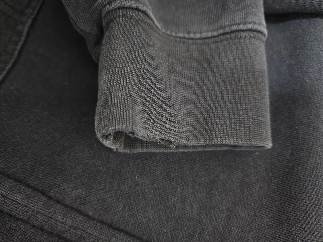 스투시 블랙 기모 후드집업 M 상품이미지8