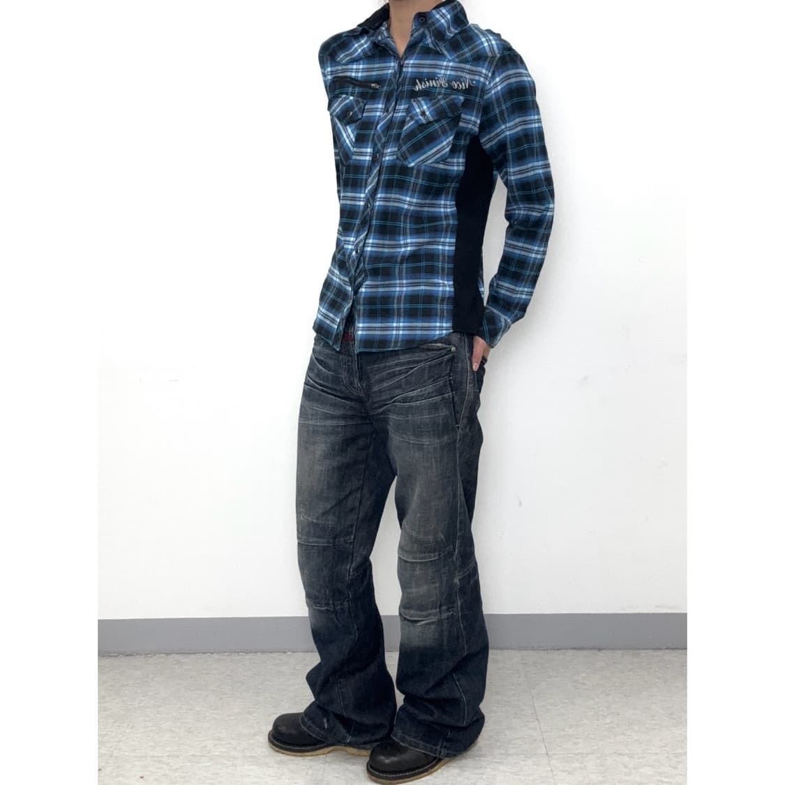 빈티지 펑크 락시크 셔츠 상품이미지2