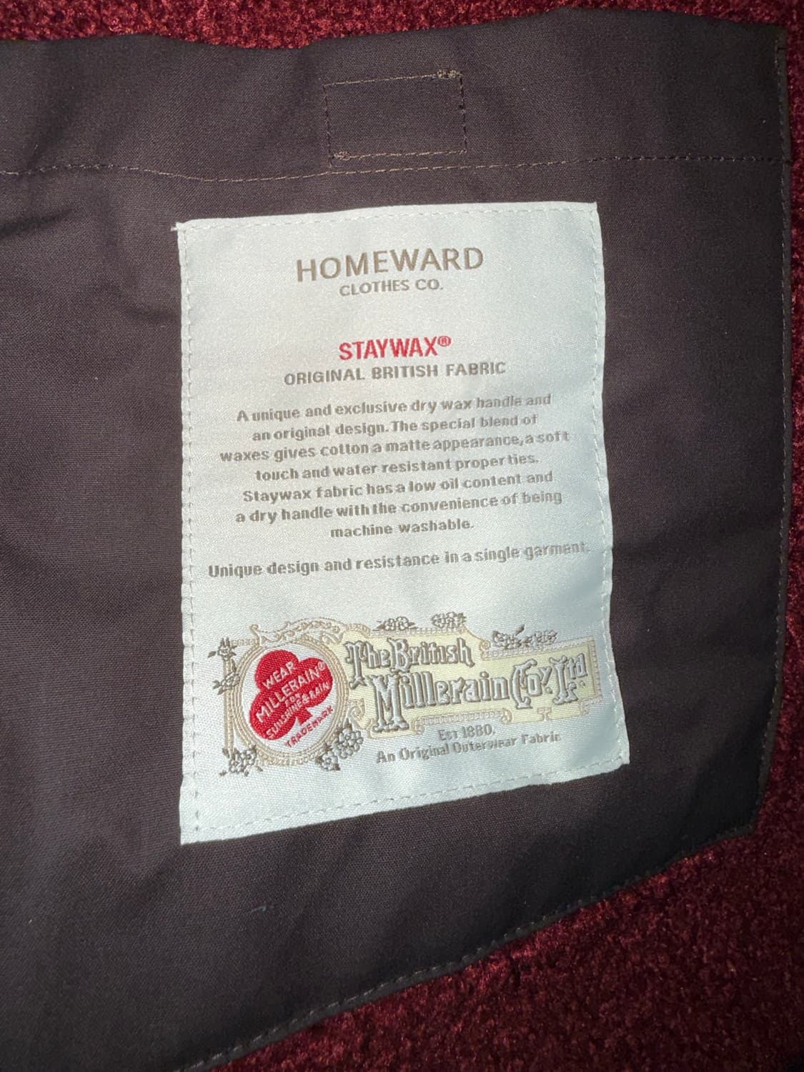 HOMESTEAD 빈티지 브라운 코듀로이 왁스 자켓 상품이미지2