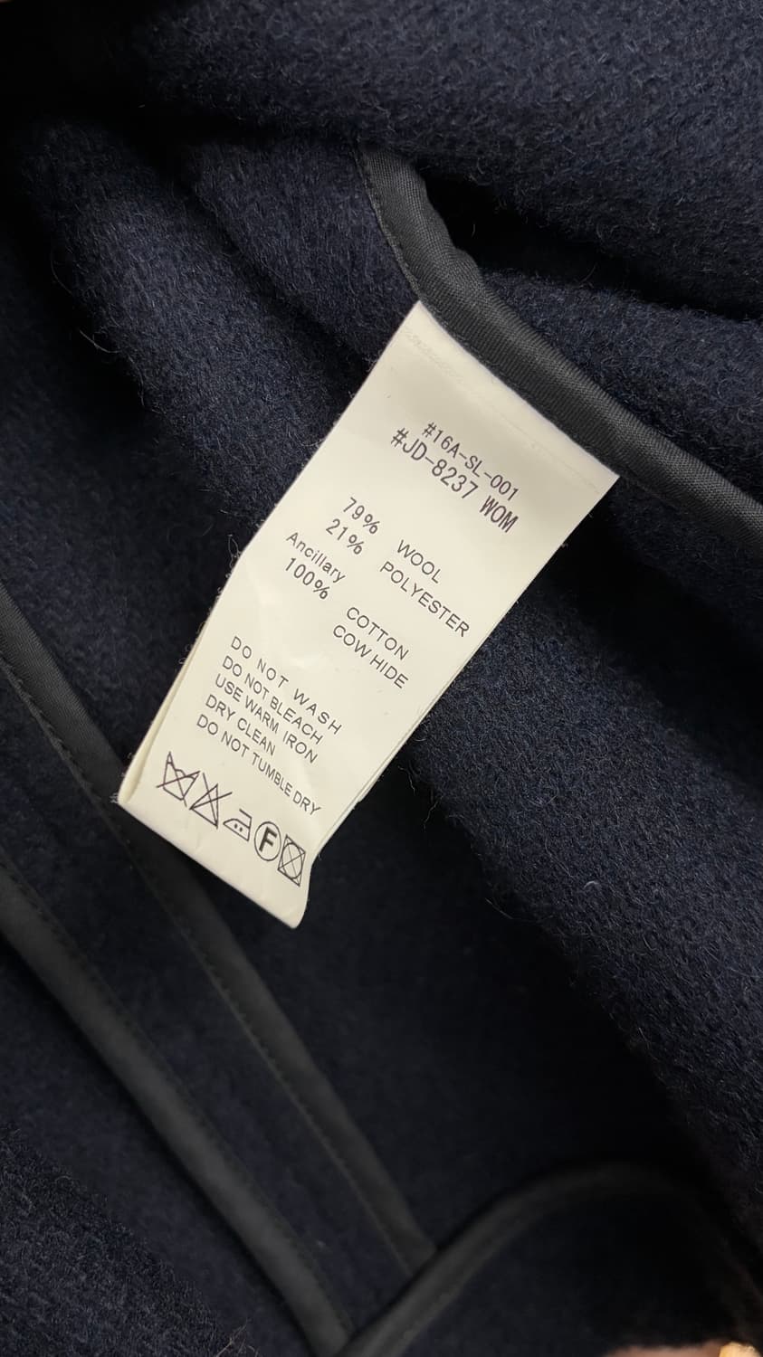 (컨디션,사이즈 좋음) 단톤 울 자켓 42 상품이미지7