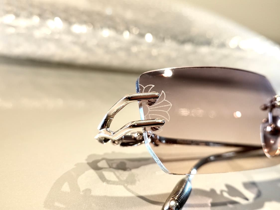 크롬하츠 로디  샤이닝 실버 무테 선글라스 상품이미지6