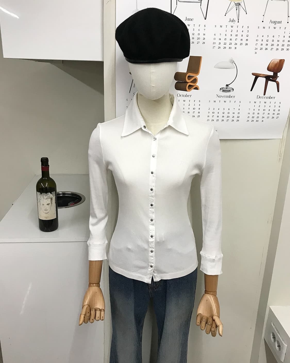 버버리 로고 골지 긴팔티 상품이미지7