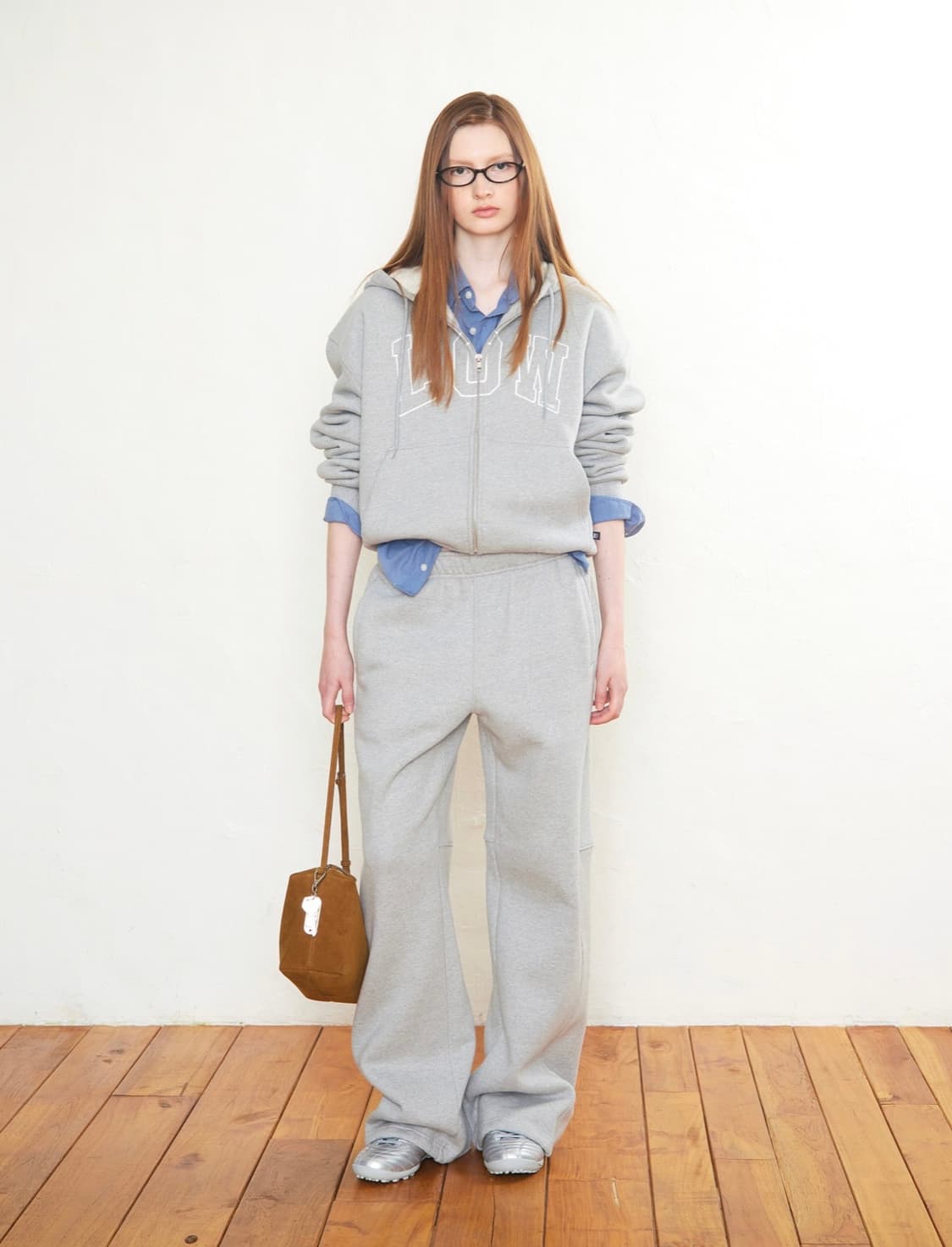 LOW NAPPING SWEATPANTS_MELANGE GREY 상품이미지1