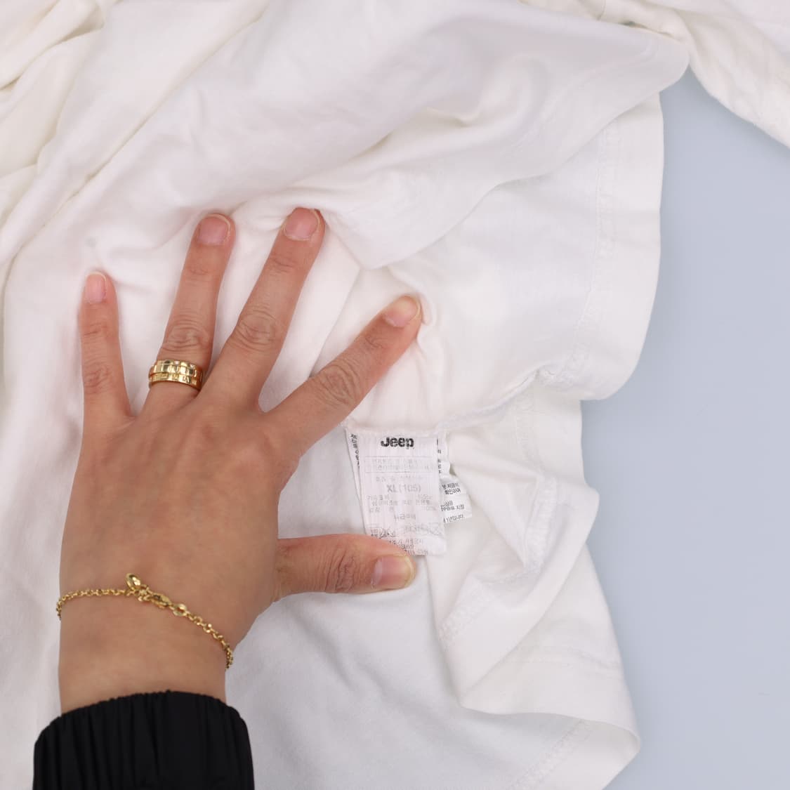 XL 지프 스몰로고 반팔티 0402H1 상품이미지4