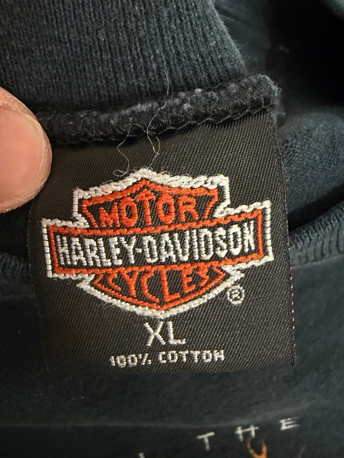 할리 데이비슨 90s 플레임 롱슬리브 1998 빈티지 상품이미지4