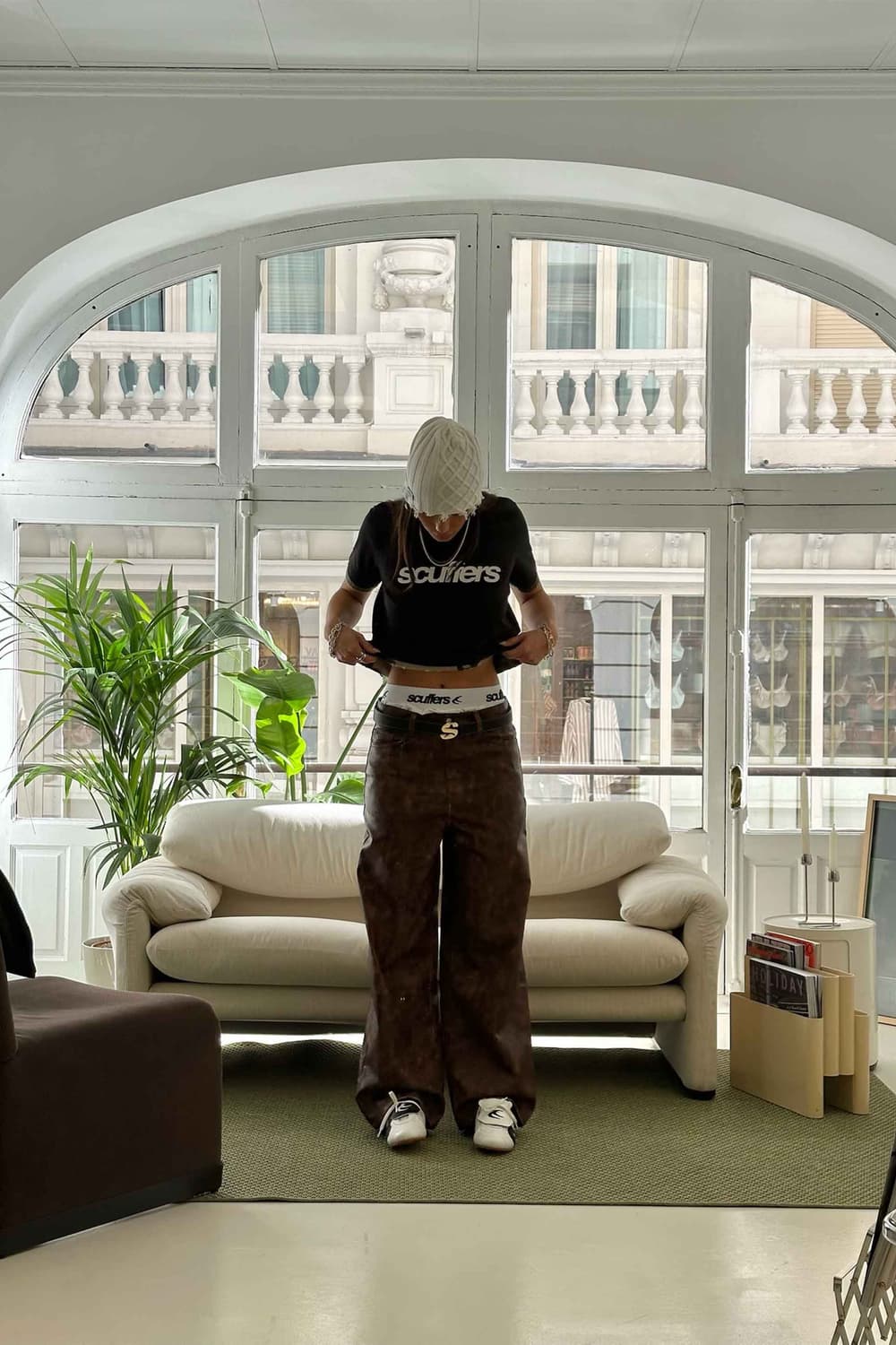 scuffers 카모 블랙 반팔티 팝니다.(Cameo Black Top) 상품이미지9