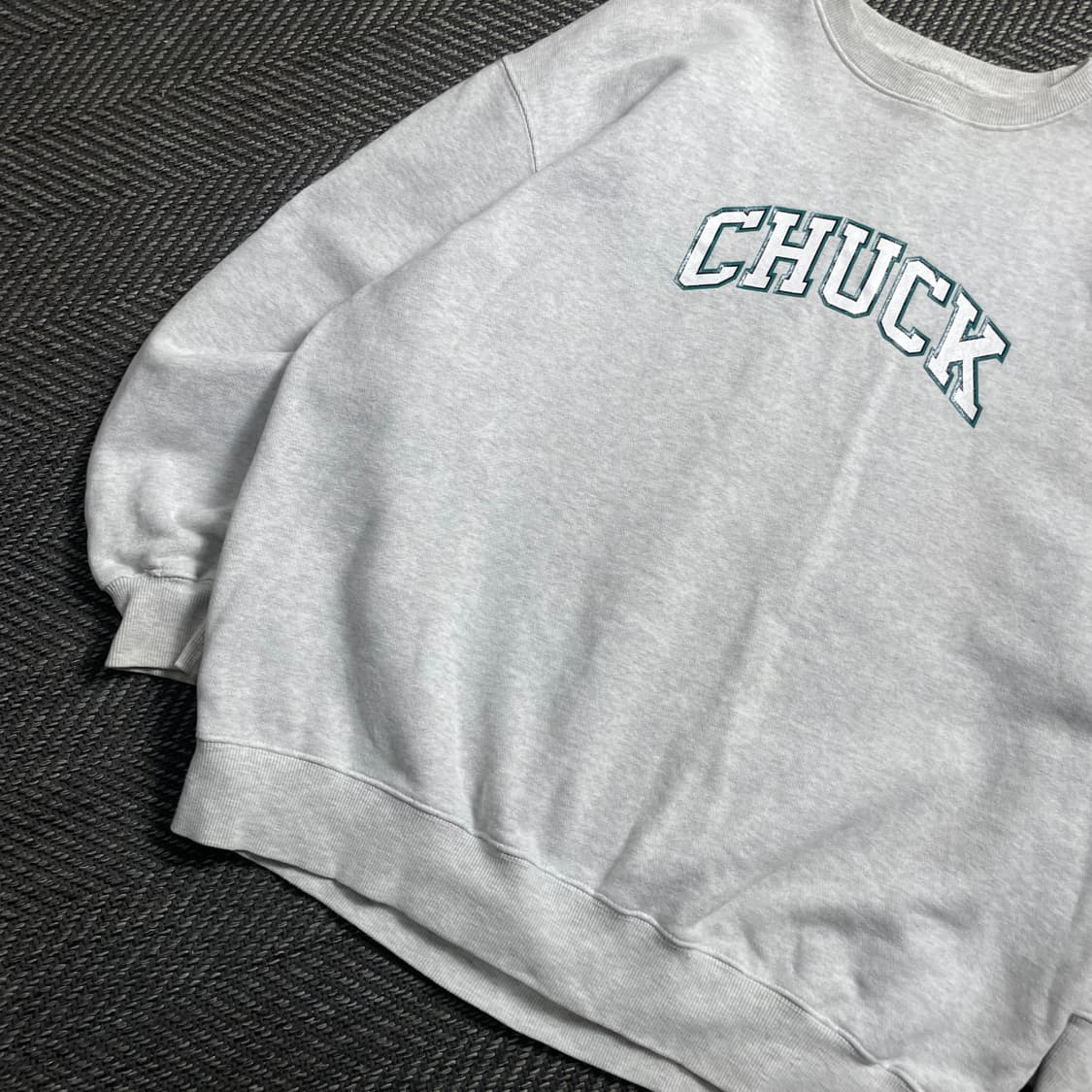 Chuck 아치로고 스웻 맨투맨 그레이y 4586 상품이미지4