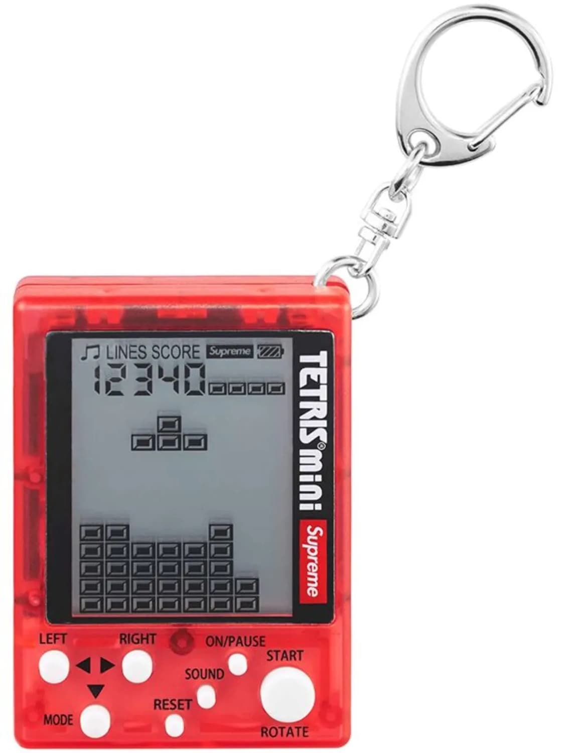 슈프림 x 테트리스 미니 레드 - 24SS 키링 상품이미지1