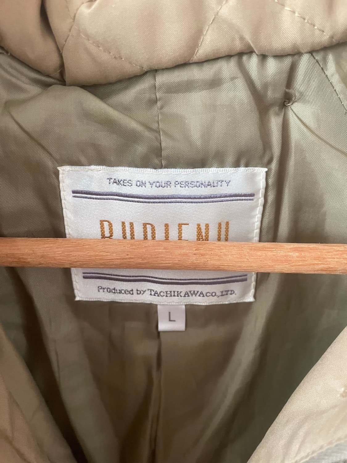 모리걸 빈티지 카라 후드 패딩 상품이미지2