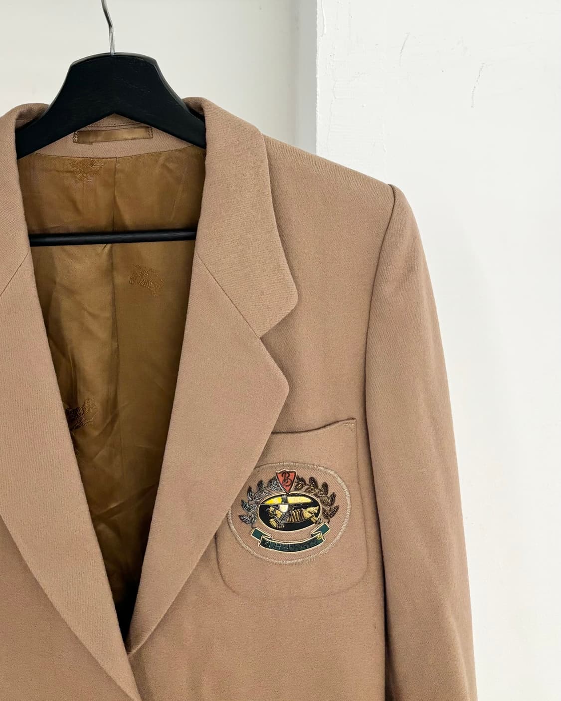 버버리 카멜 싱클 울 자켓 상품이미지4